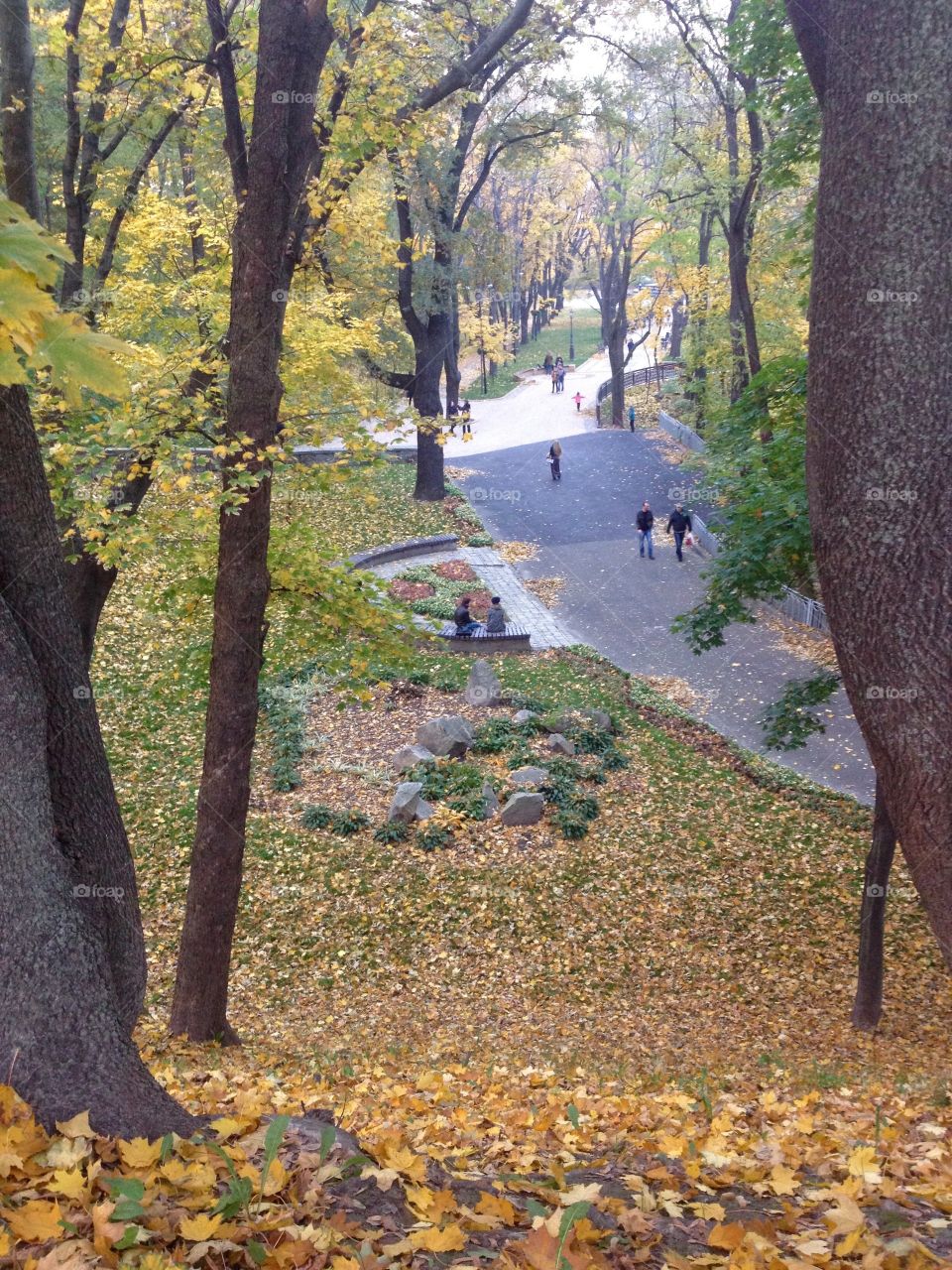 Autumn in Kyiv, Volodymyr's Park