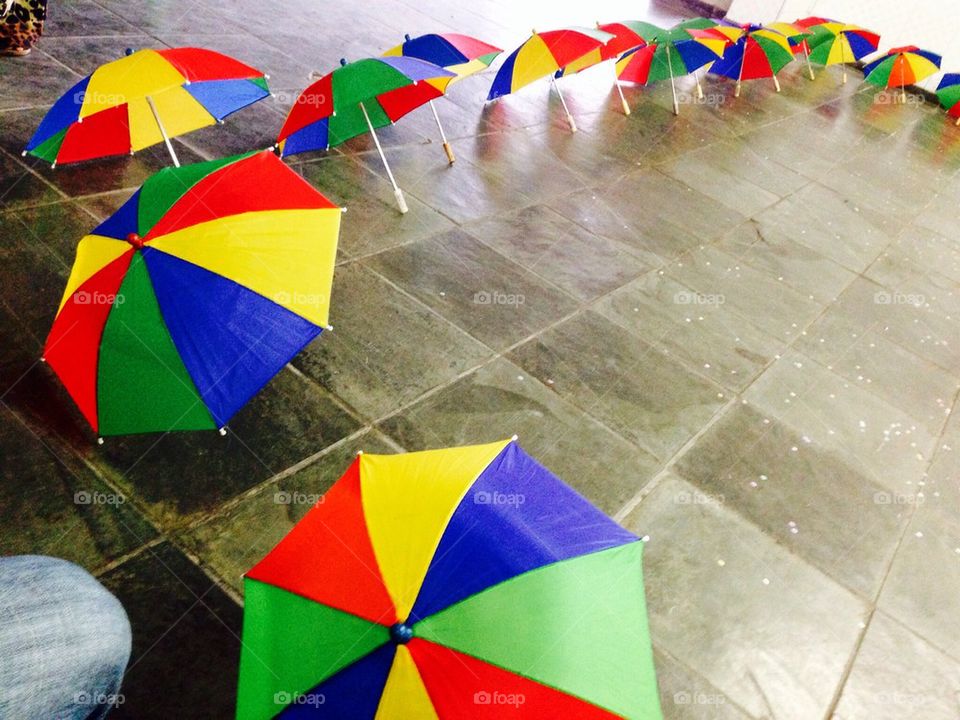 umbrellas, colorful umbrellas frevo