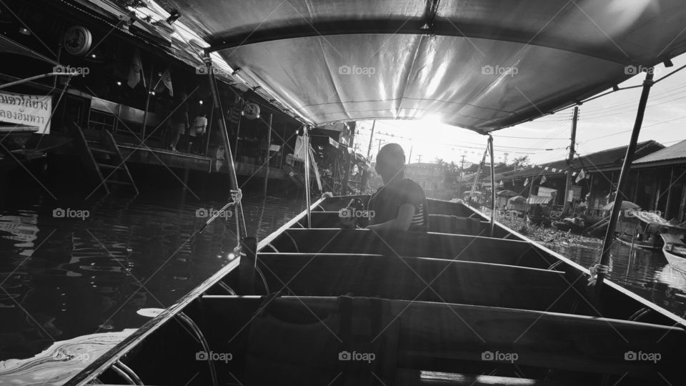 at the amphawa floating market