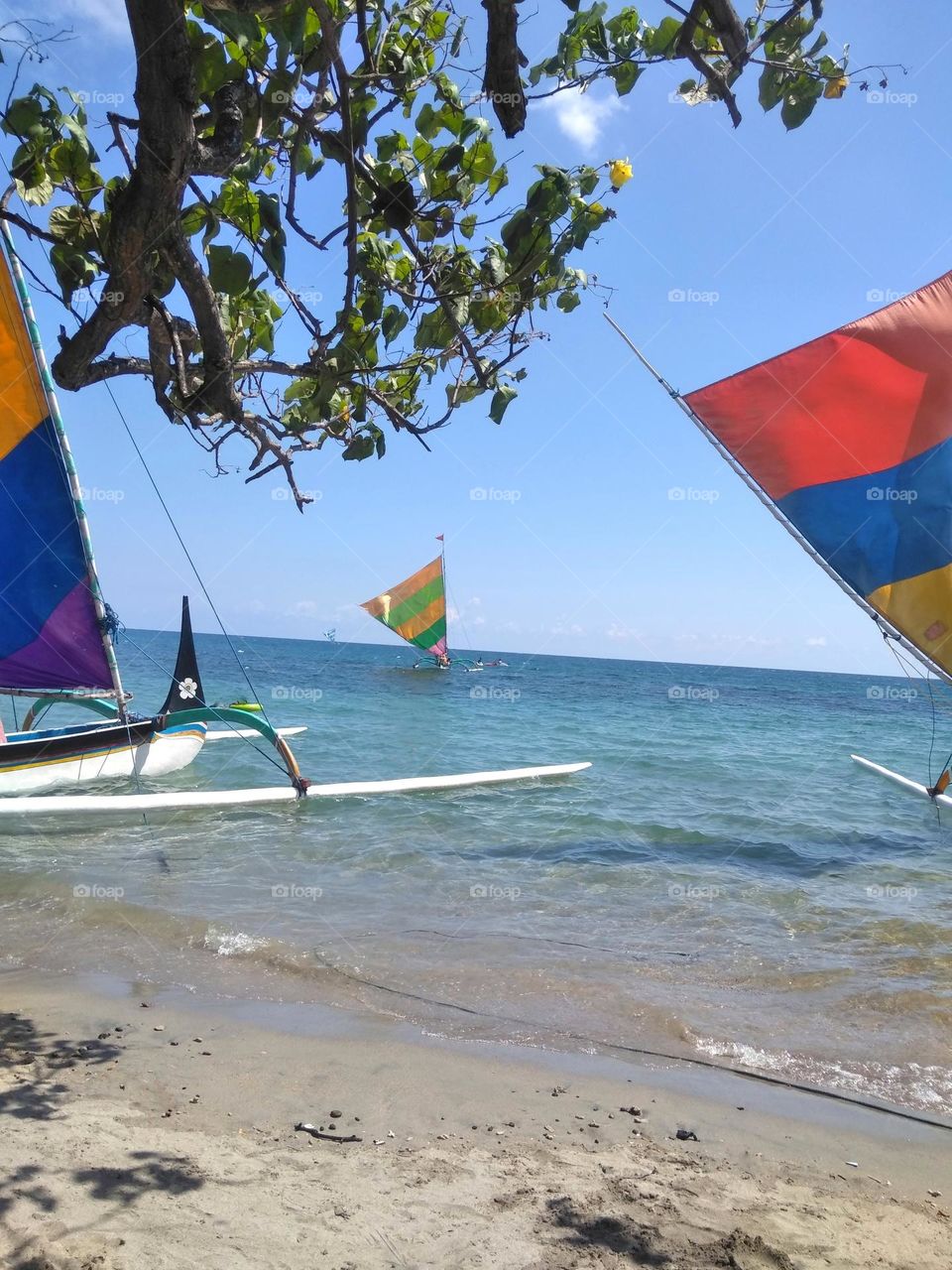 Beautiful beach in the morning