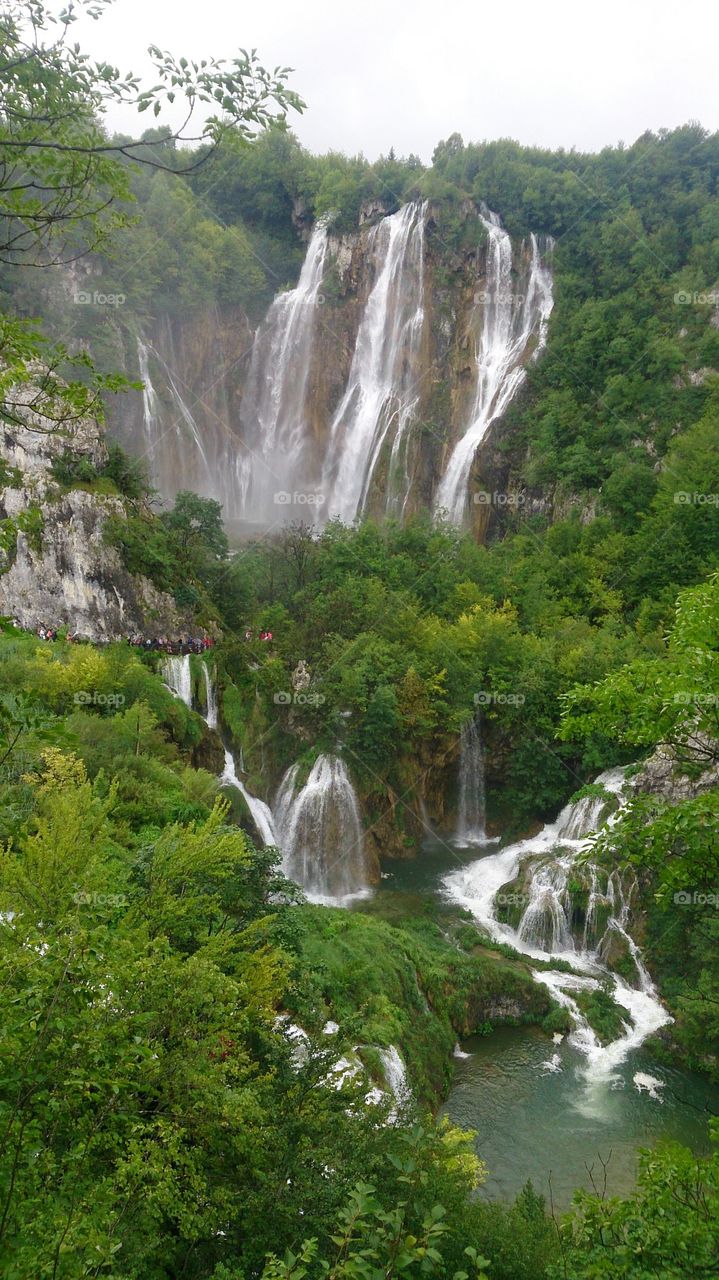 Waterfall croatia magic