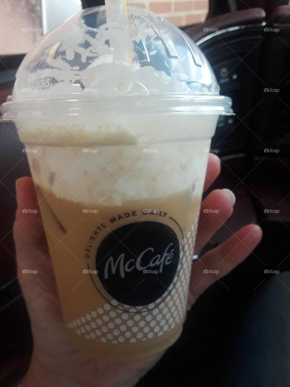 McCabe McDonald's Ice Vanilla Latte