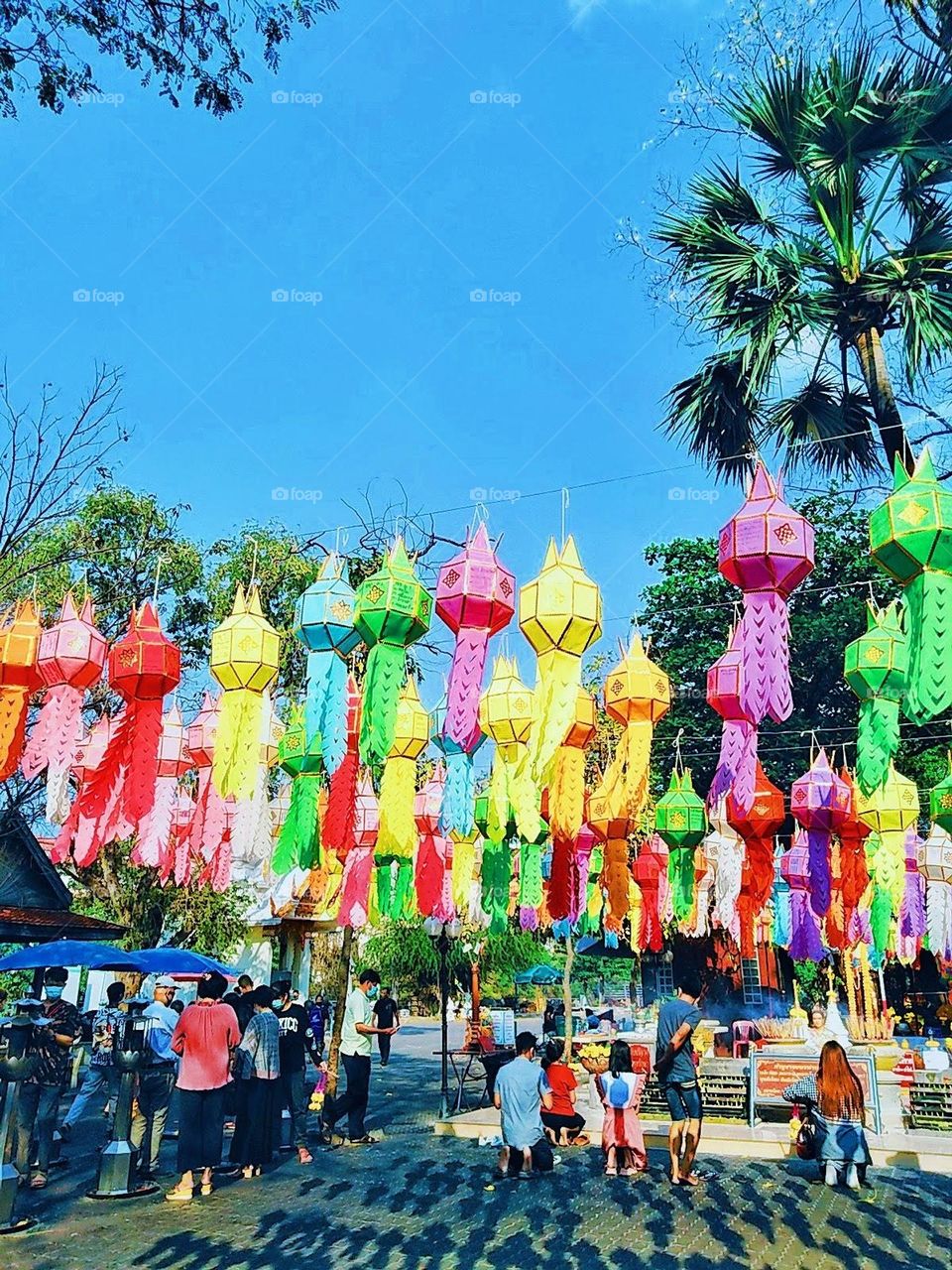 Place of worship of sacred things.