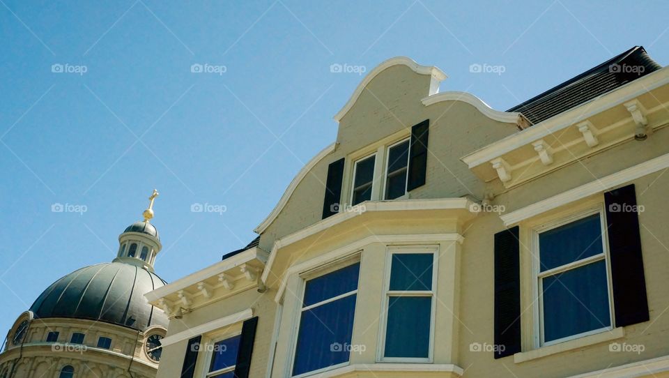 Architecture. St. Josaphats Basilica in Background