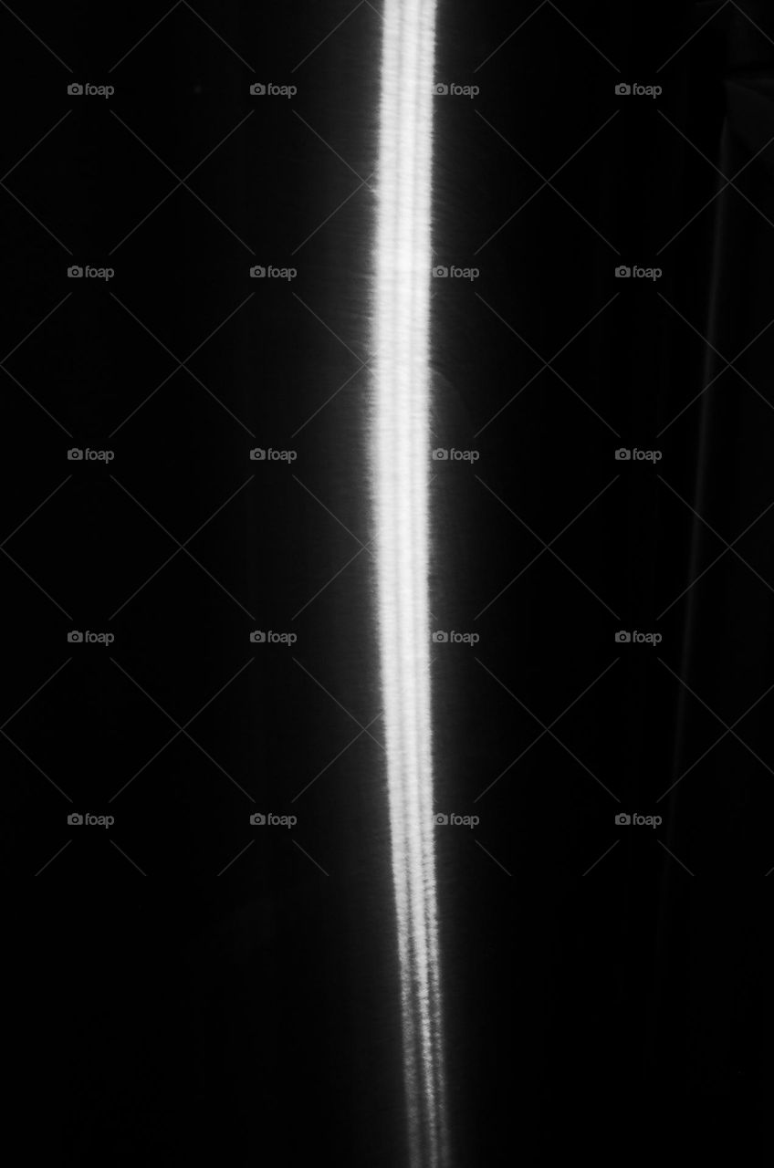light streaks in black and white
