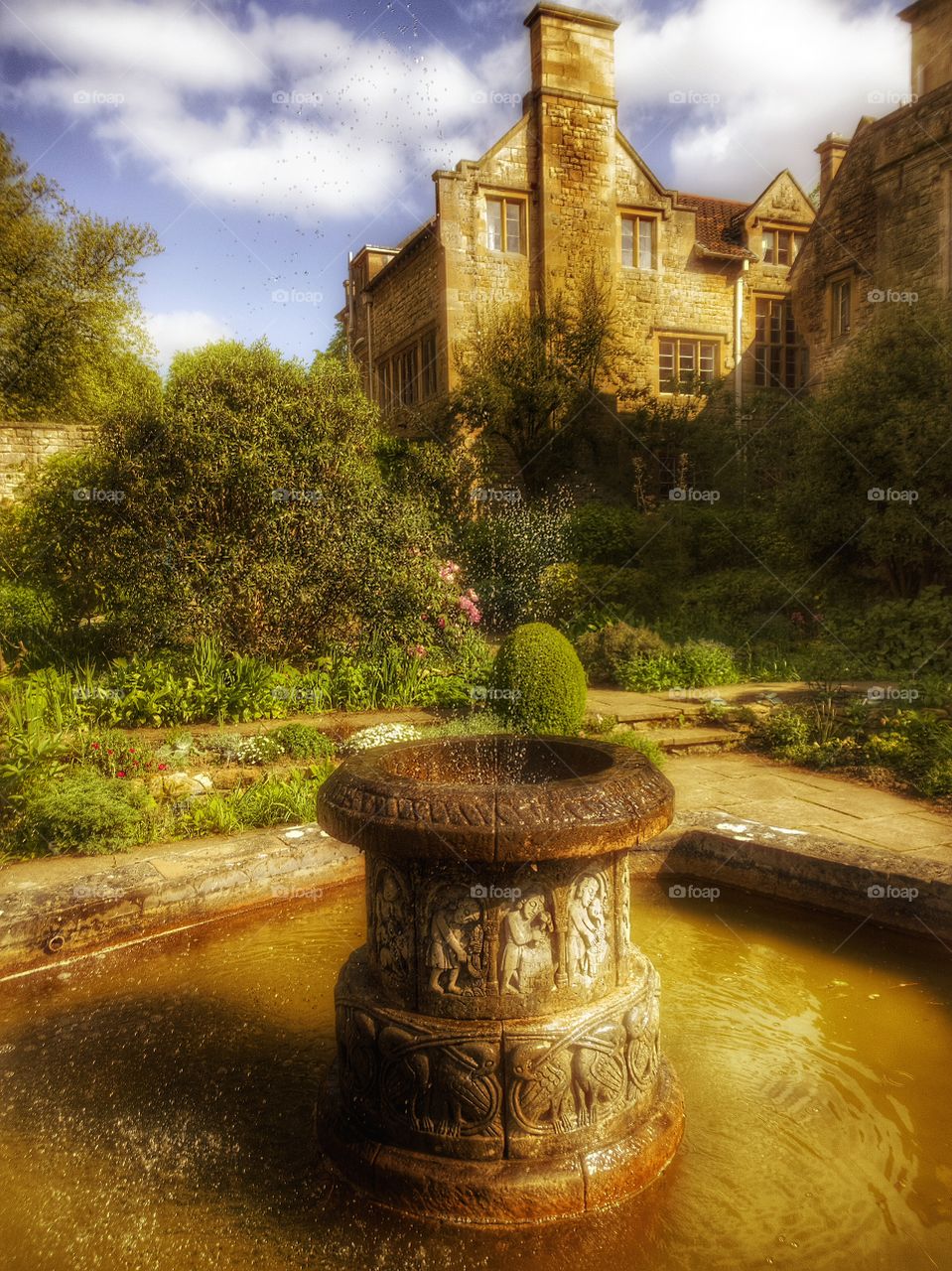 Gardens . Stately home 