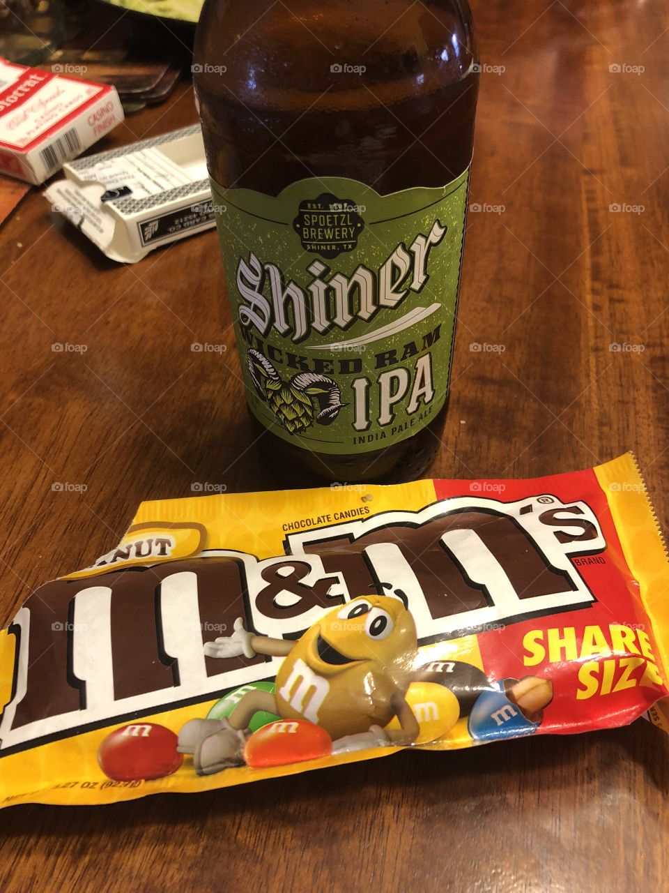 Beer and M&M’s are goodness in your mouth 