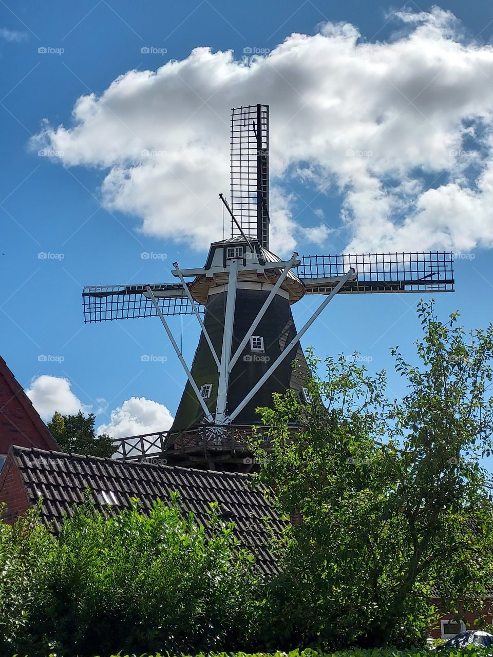 Mill Rysum Lower Saxony sunny, beautiful,old