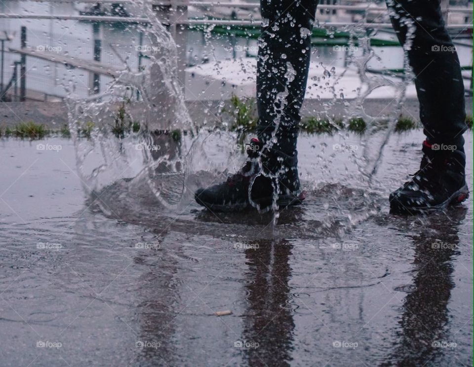 Rain#drops#water#splash#legs#shoes