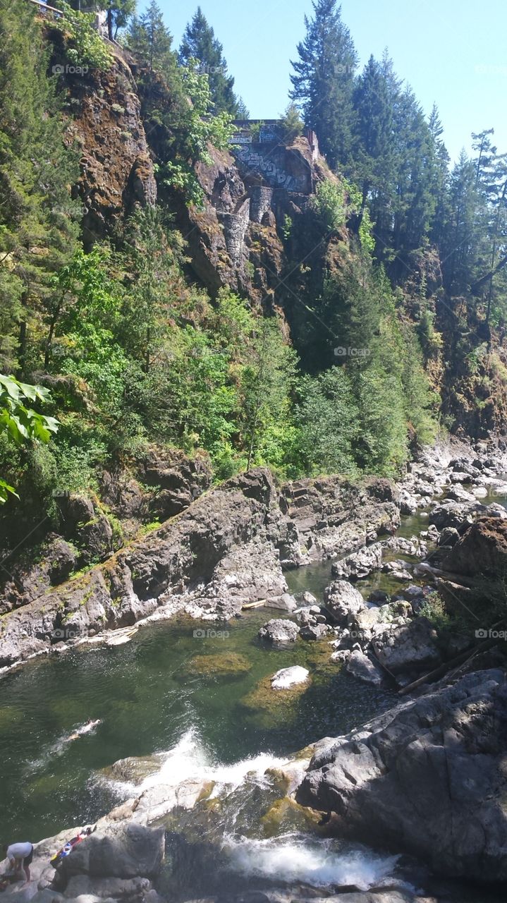 Landscape, Nature, Mountain, Water, Rock