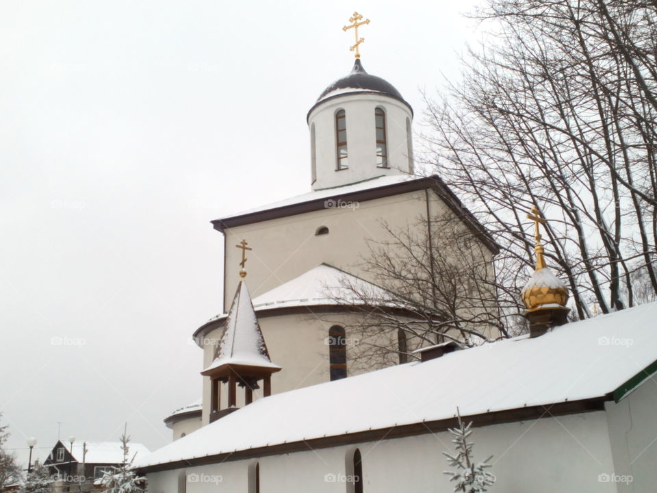 Church, Architecture, Religion, No Person, Cross