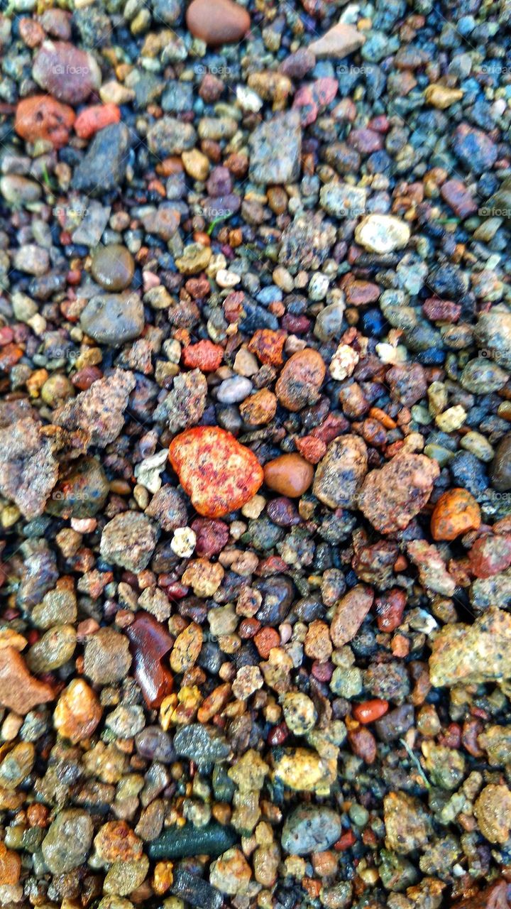 The background of the stone.