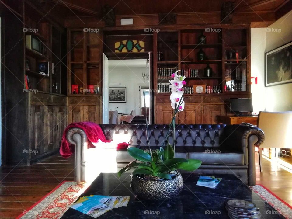 Living room of the Douro Scala Hotel