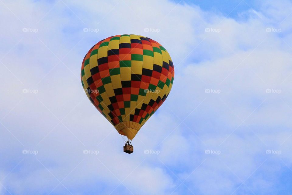 beautiful hot air balloon