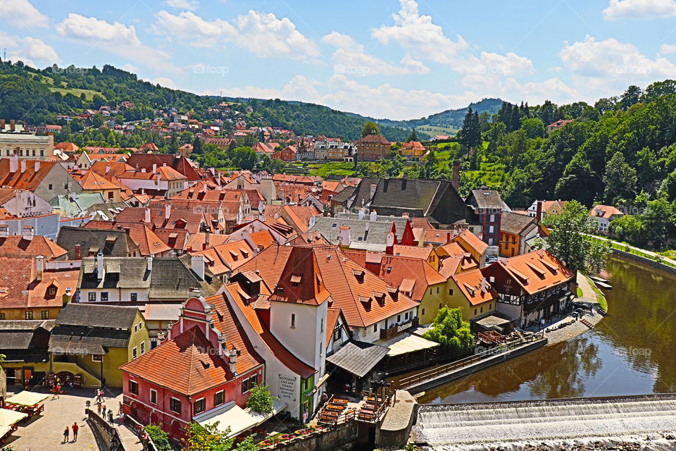Lovely European town (Czech Republic)
