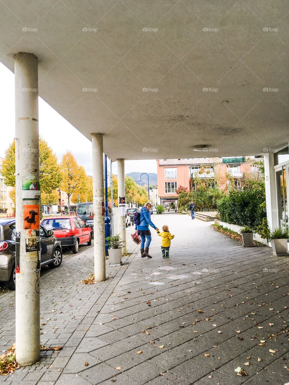 walking home in vauban freiburg