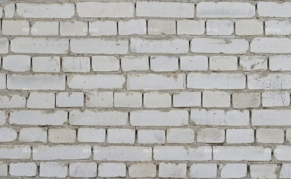 texture background of the old white brick wall. rectangles in an architecture concept