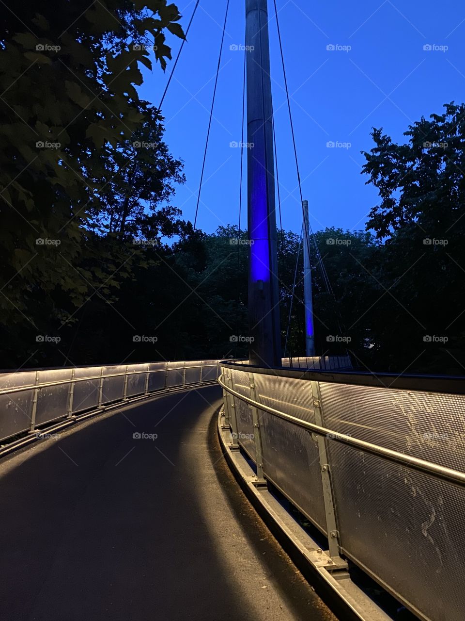 Over akerselva in Oslo Norway 