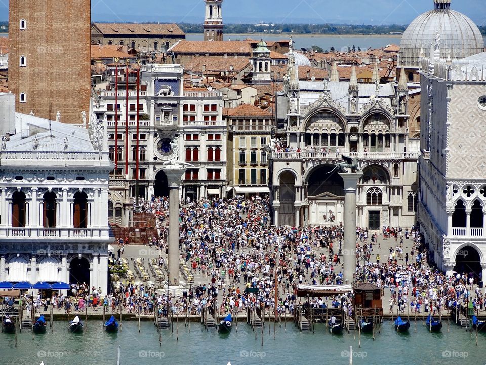 Venice, the capital of northern Italy’s Veneto region, is built on more than 100 small islands in a lagoon in the Adriatic Sea. It has no roads, just canals – 