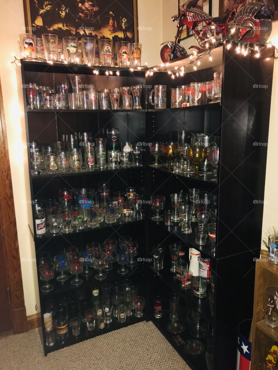 Beer glass collection