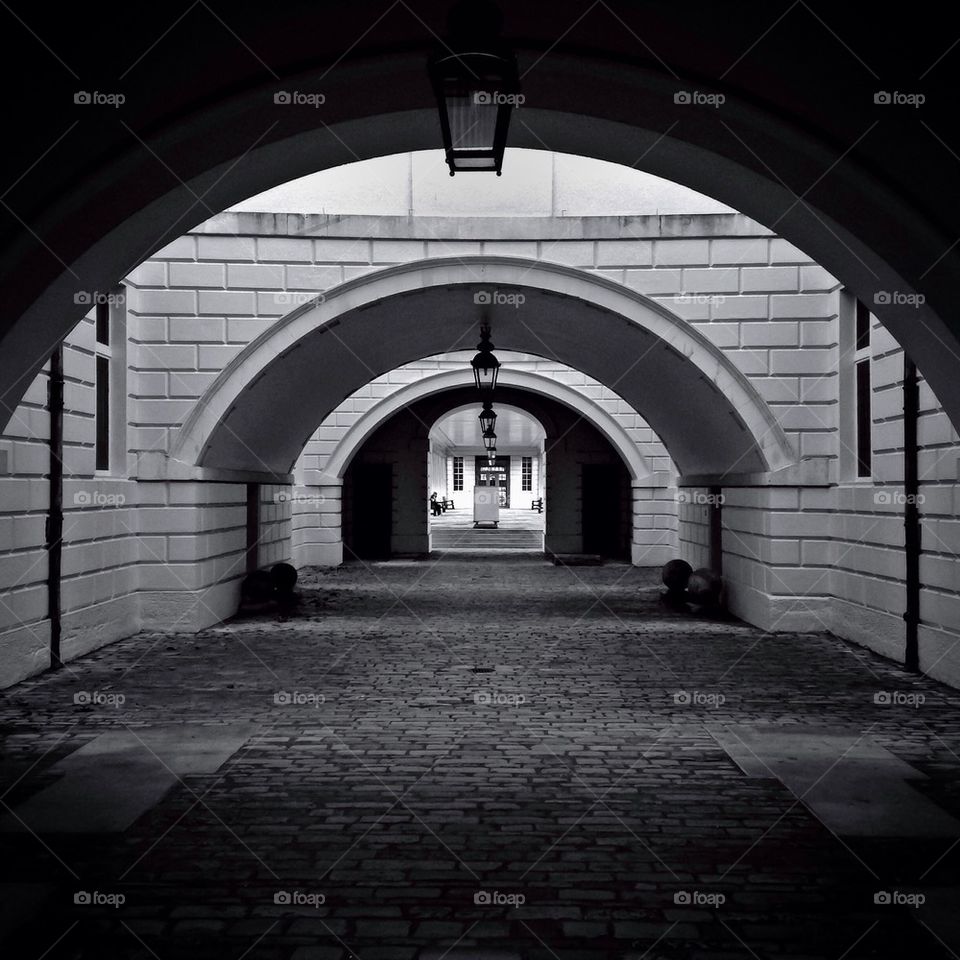 View of pendant lights