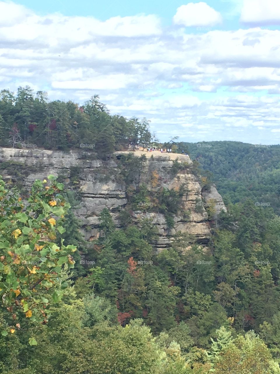 Rock face on the mountain 