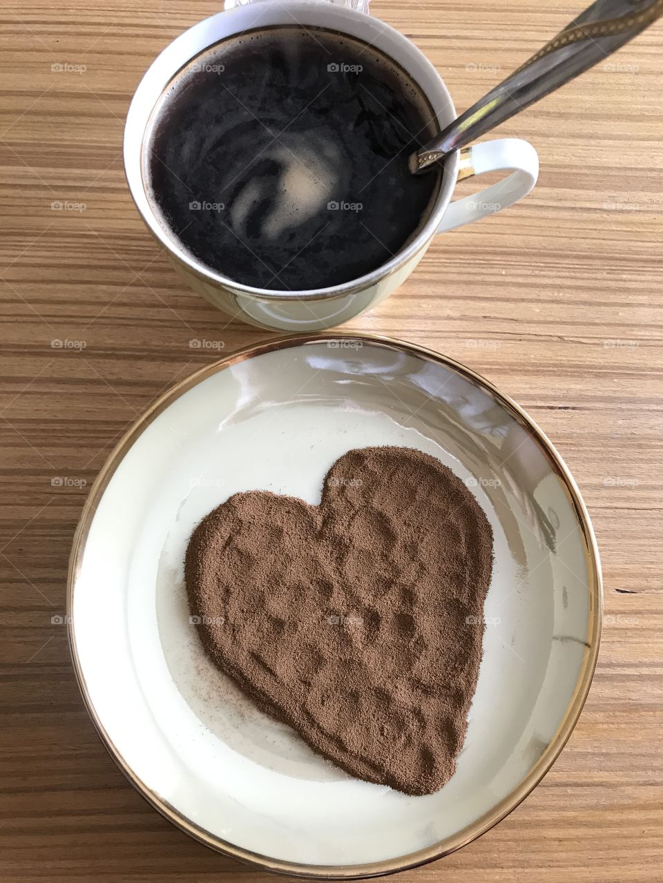 Sometimes all you need is a cup of coffee and flowers to feel better!