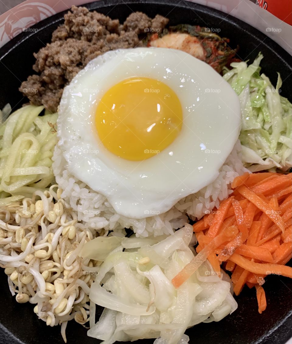Rice beef and mixed vegetables 🤤