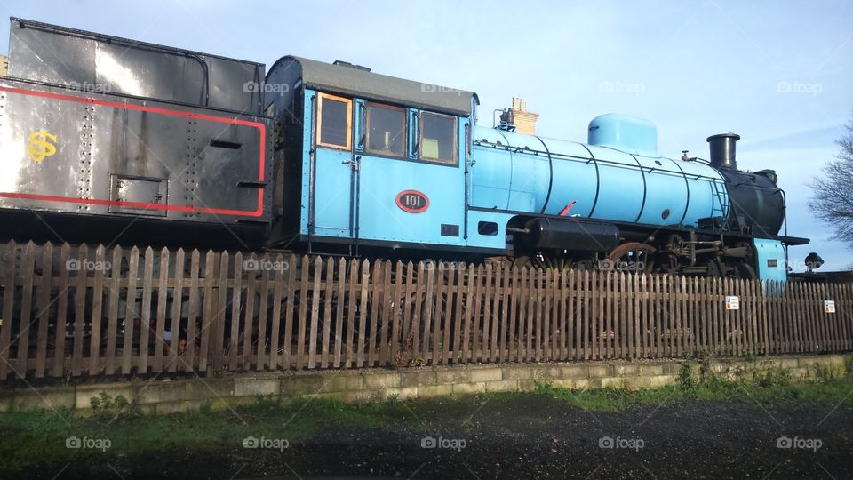 Thomas the tank engine nene Valley railway steam preservation locomotive loco blue