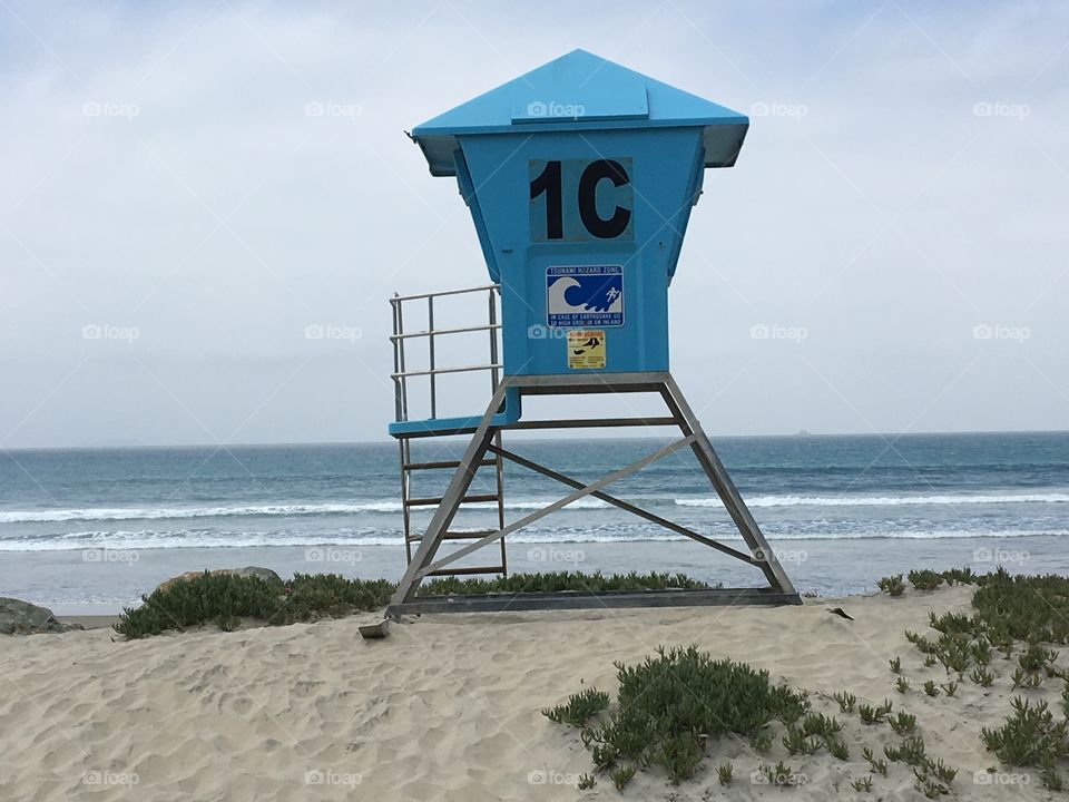 Iconic lifeguard tower 