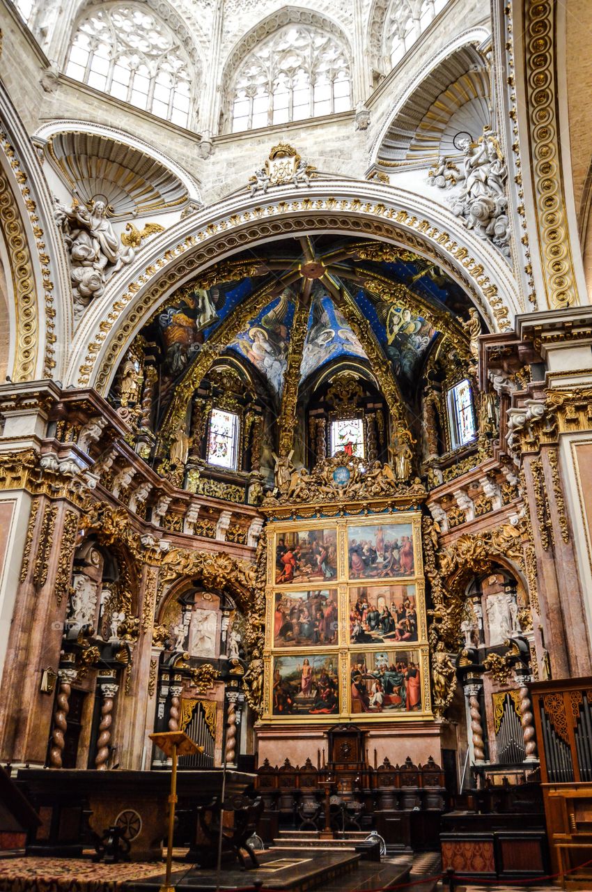 Altar Catedral de Valencia. Altar de la Catedral de Valencia (Valencia - Spain)