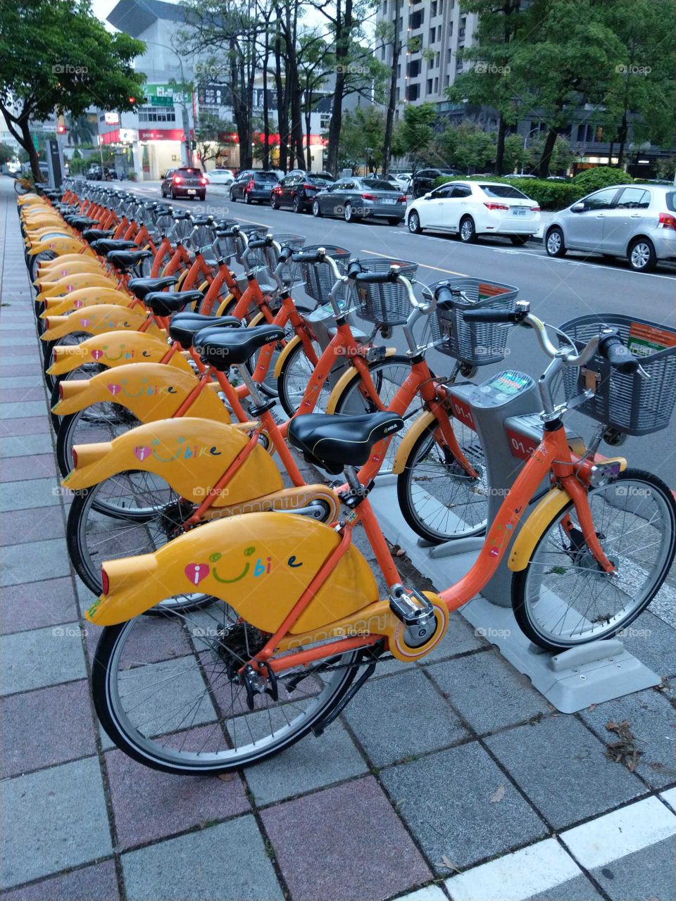 A public transportation system in Taiwan, anywhere you can find it, spend almost little money you can use it immediately. it is very convenient to people and tourists.