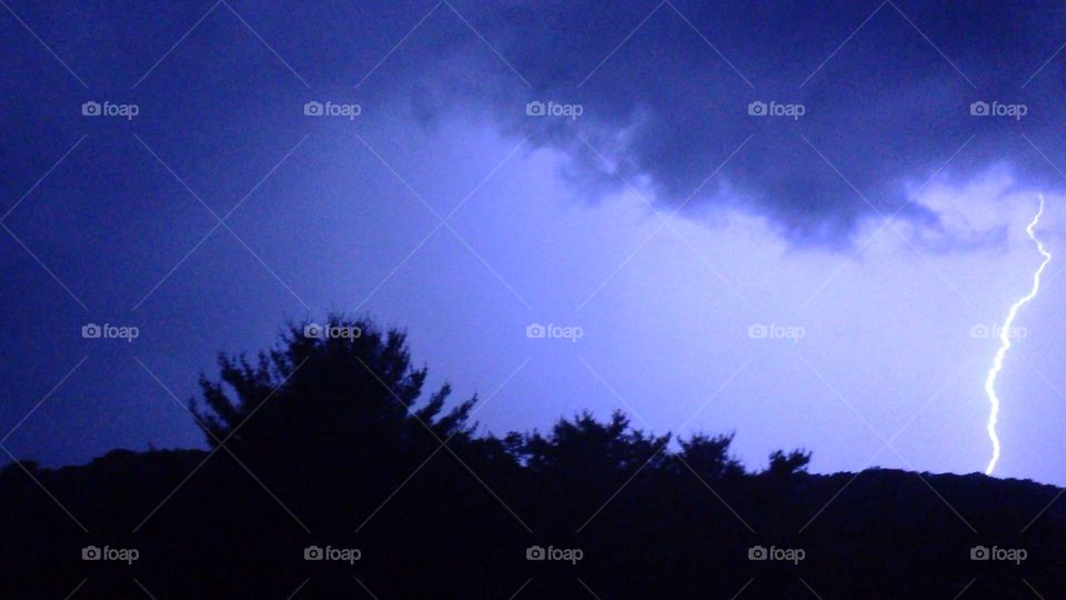 Backyard lightning