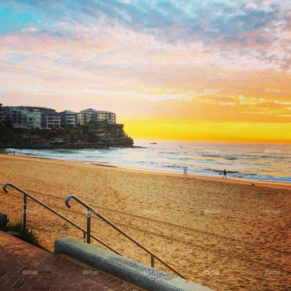 Sunrise at Manly Beach