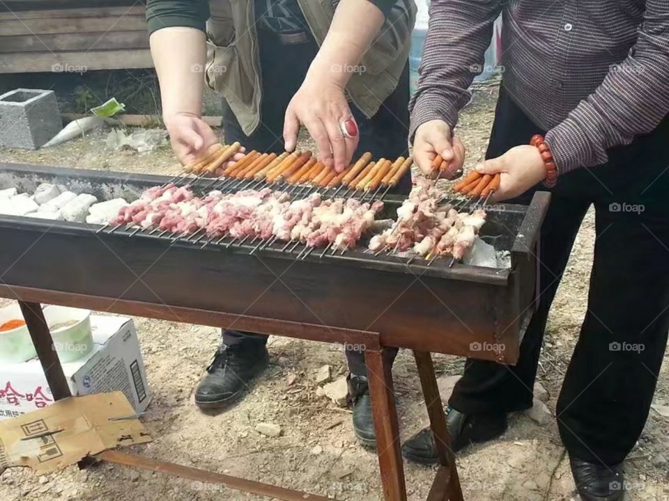 landscape/Lamb kebab