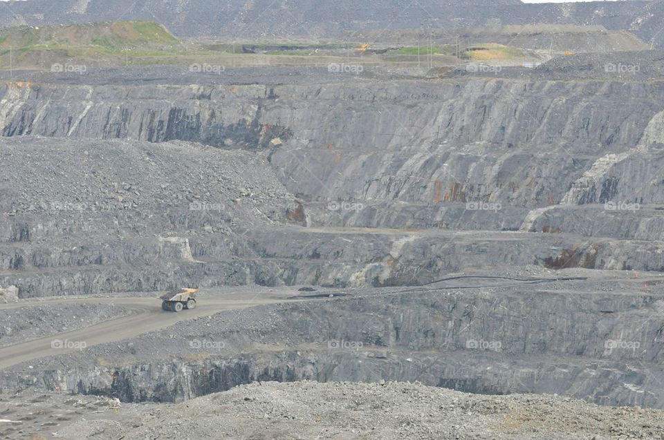 Open pit gold mine