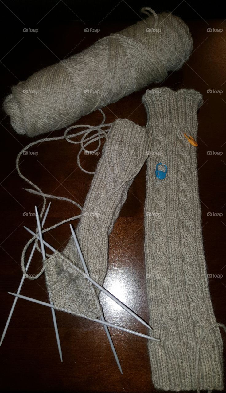 knitting legwarmers