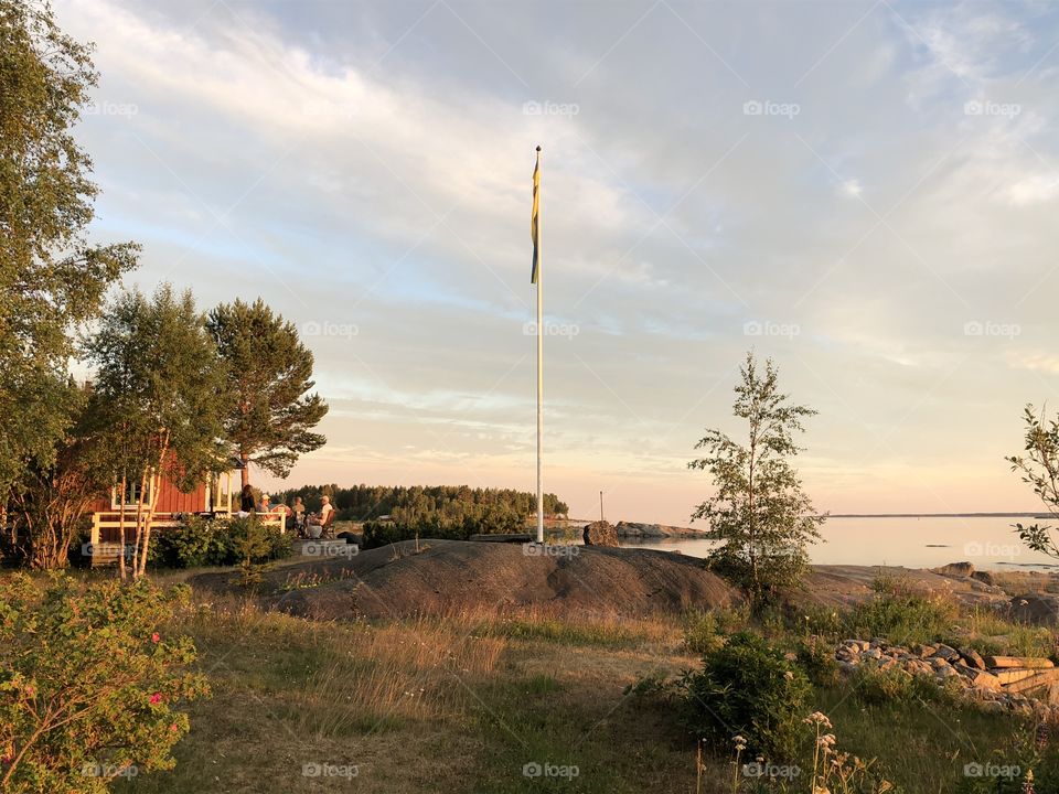 Summer house by the sea