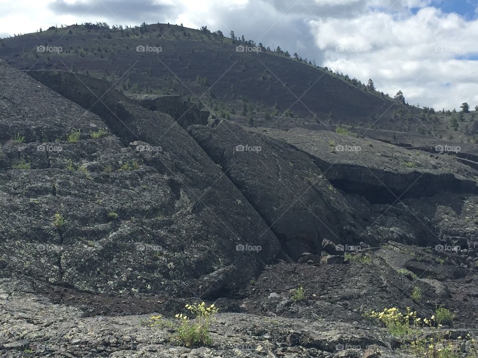 Collapsed lava tubes 