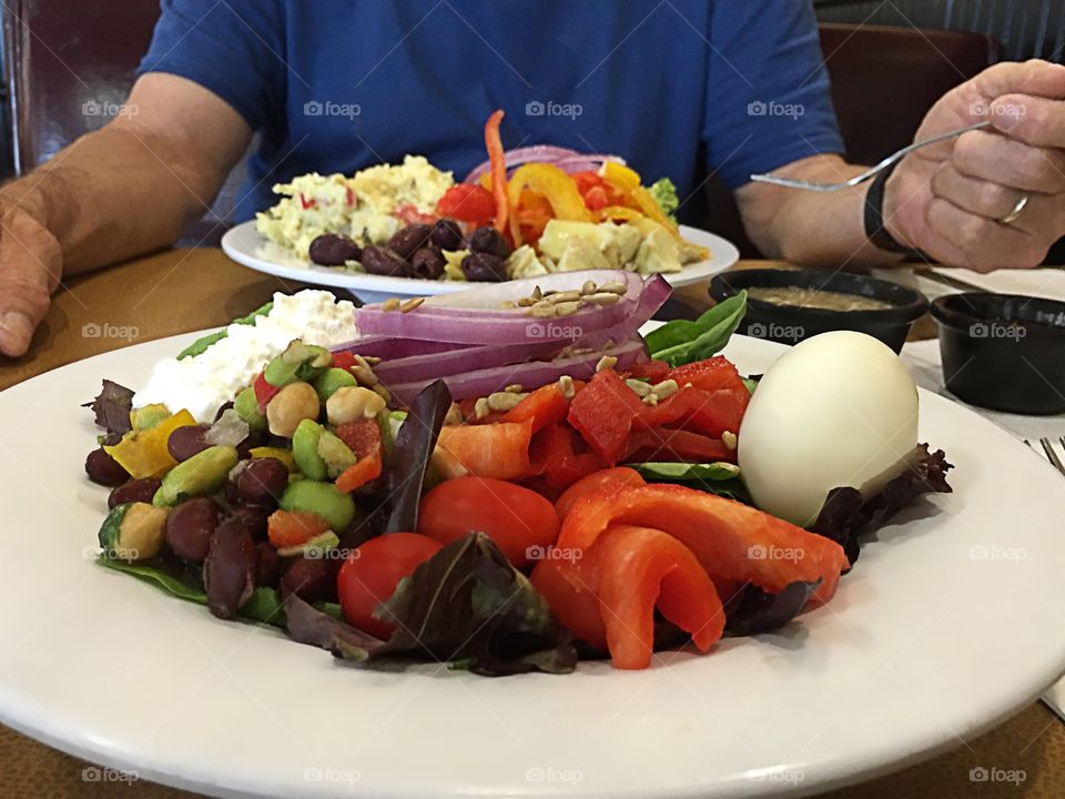 Multicolored,delicious,nutritious salad.