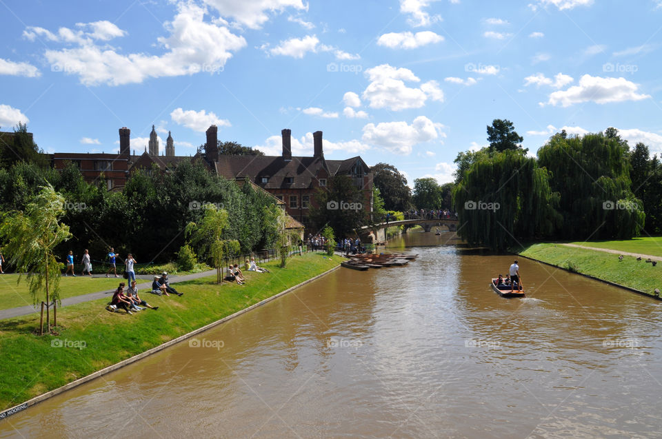 Cambridge view from the bridge