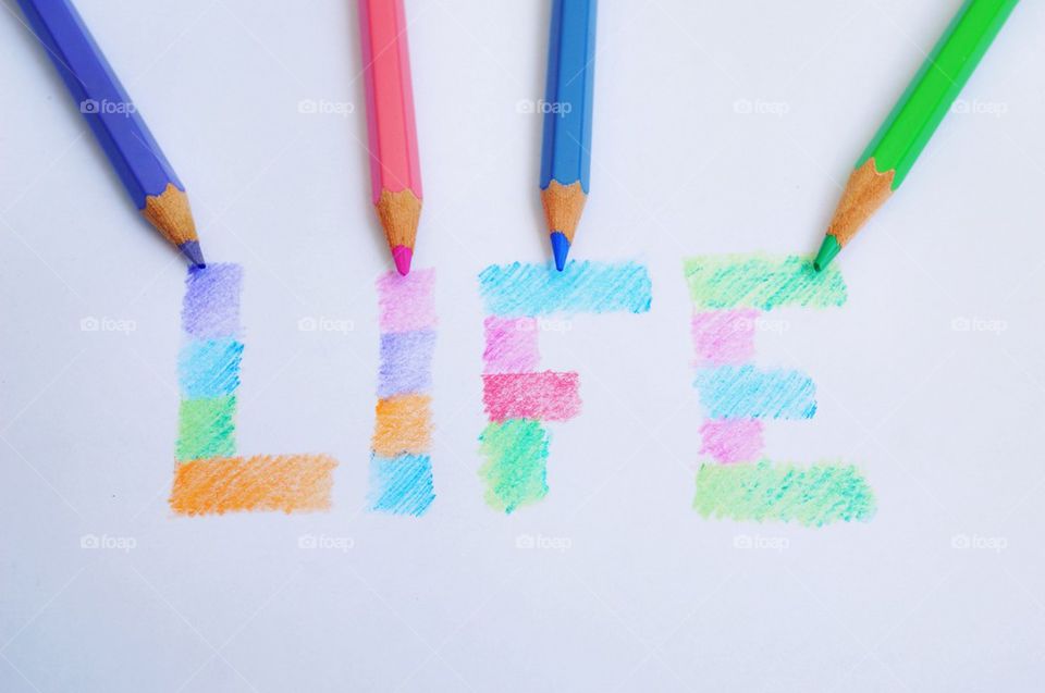 Live colorful life