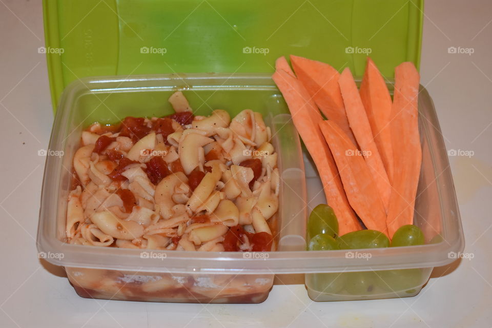 Lunchbox is ready to go.