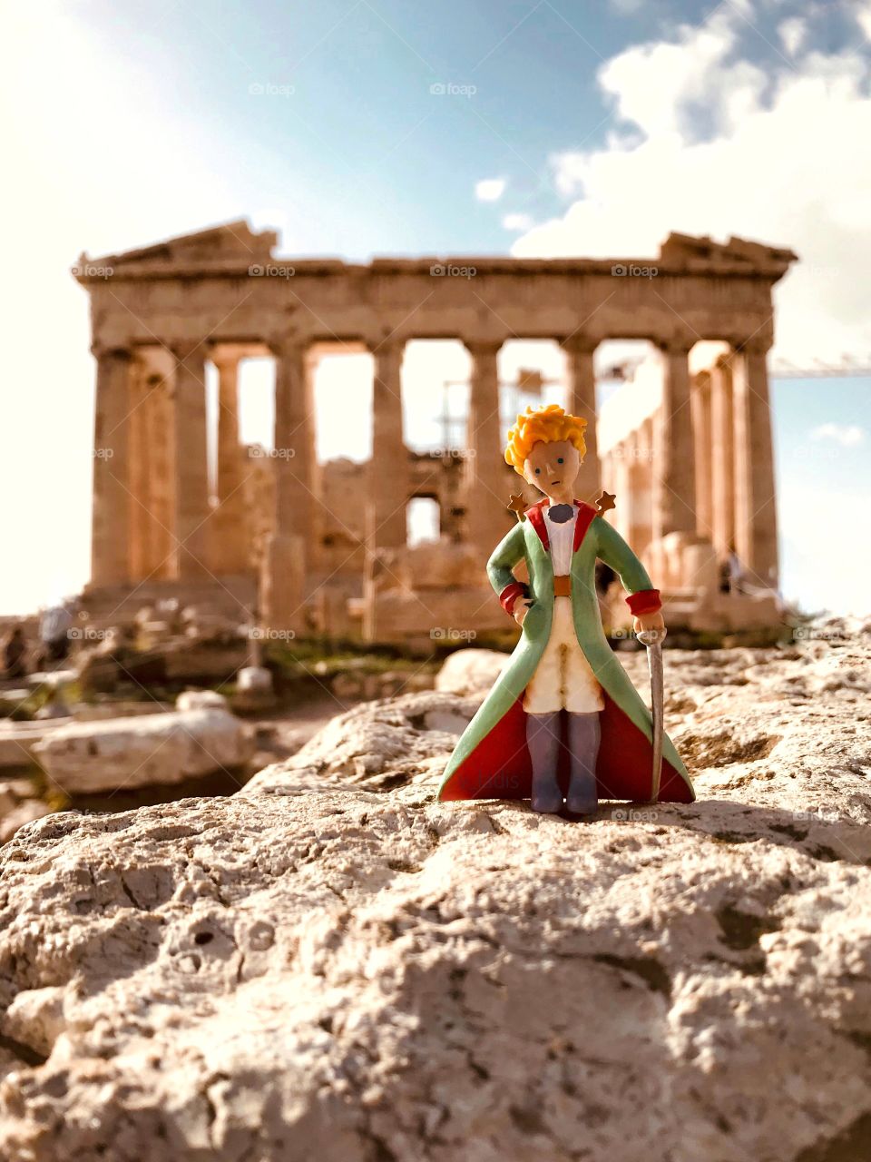 Little prince at Acropolis 