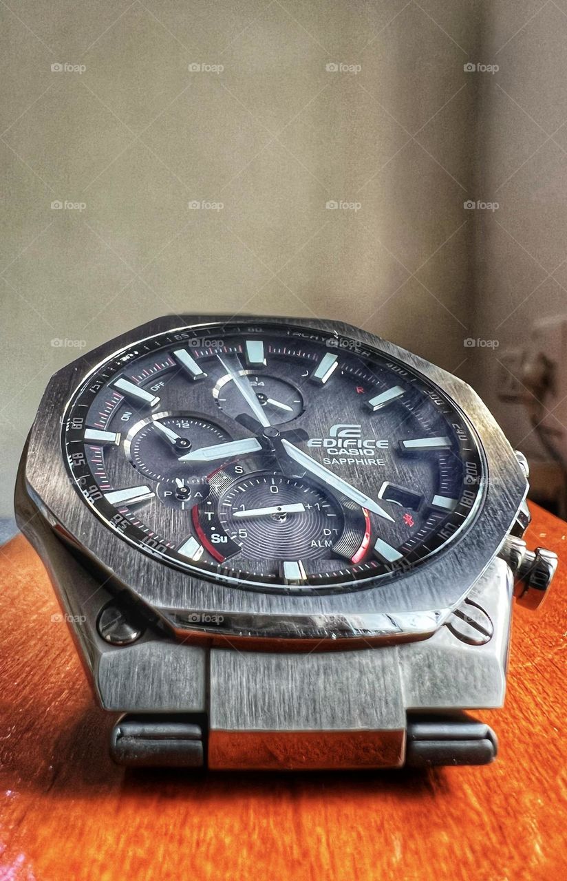 Casio watch gun metal grey color