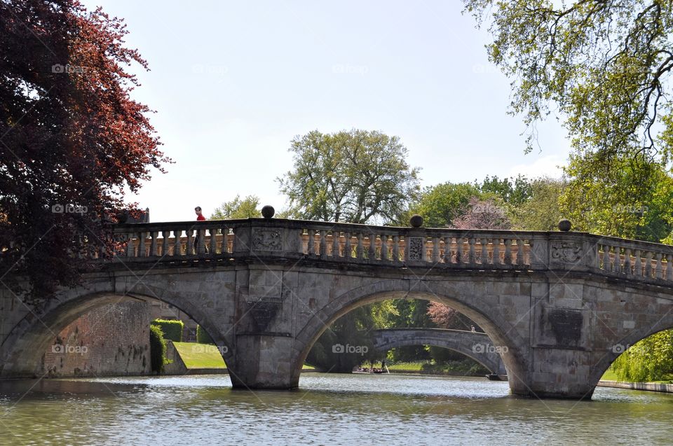 beautiful spring Cambridge view