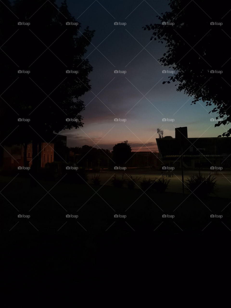 •  🌆  Beautiful Summer Sunset in Gdansk Poland