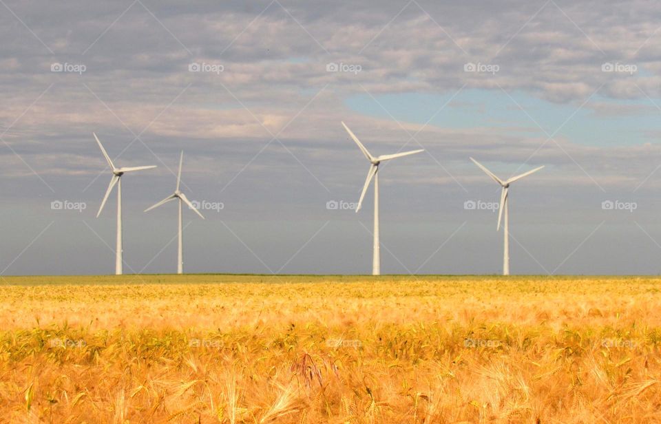 wind turbines