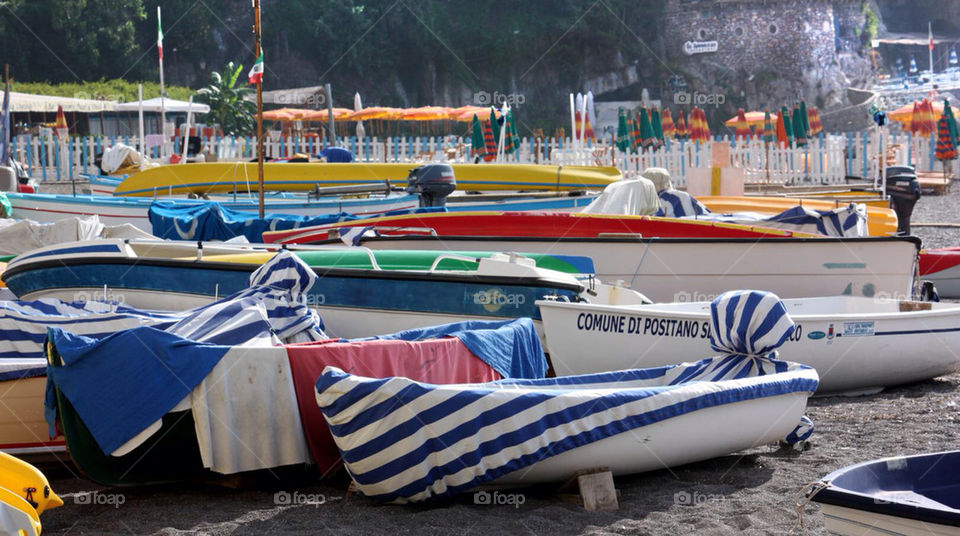 Beach at positano