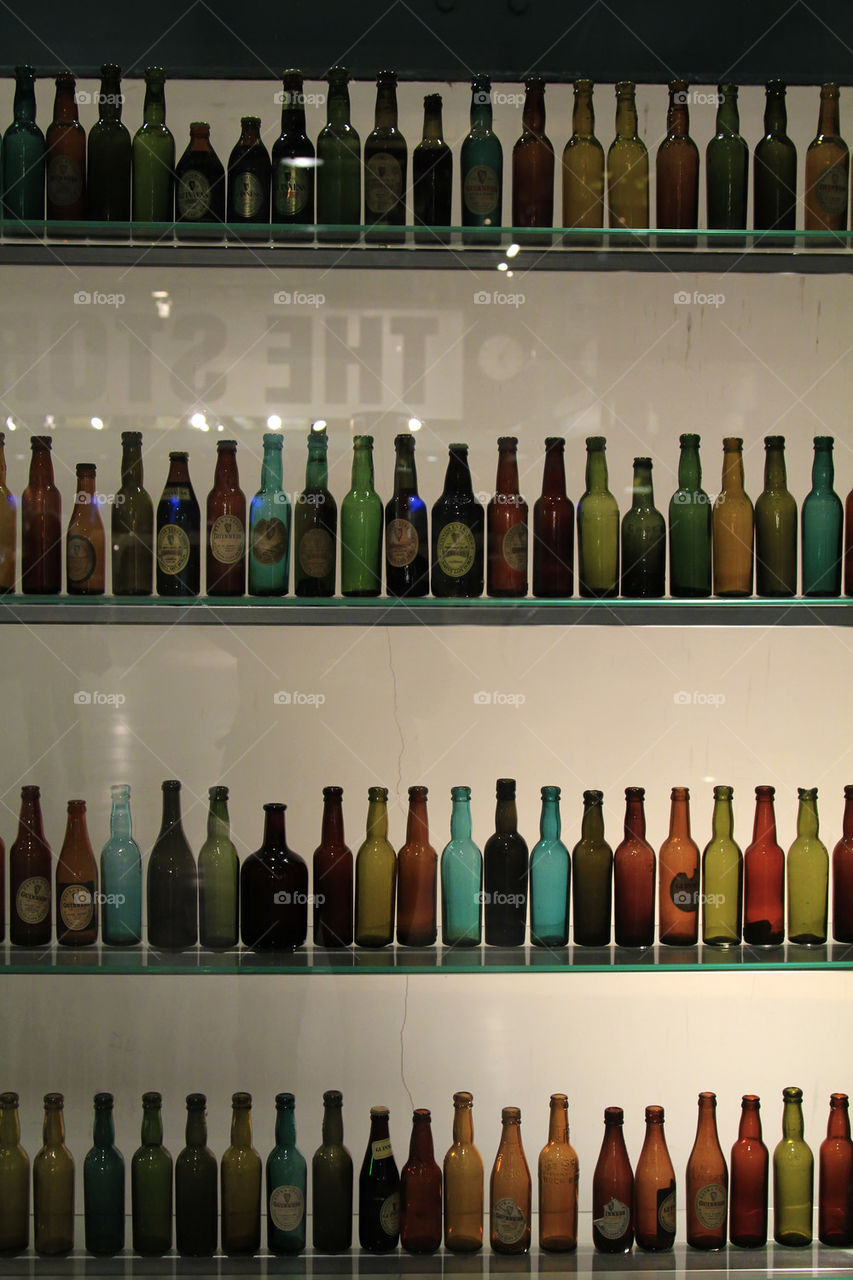 Colorful bottles